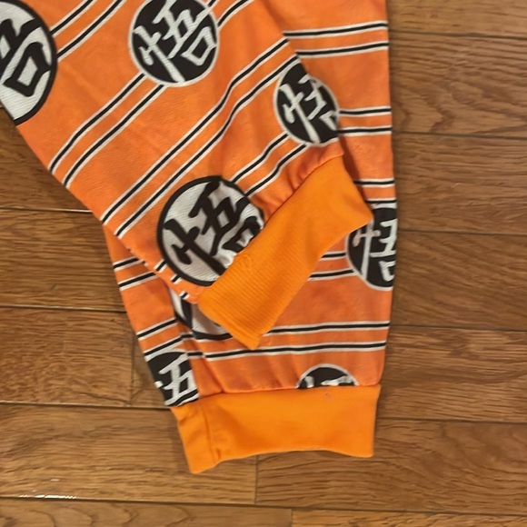 Dragon Ball Z Men's Sleepwear 100% Polyester Pajama Pants, Orange Size medium - Picture 3 of 4